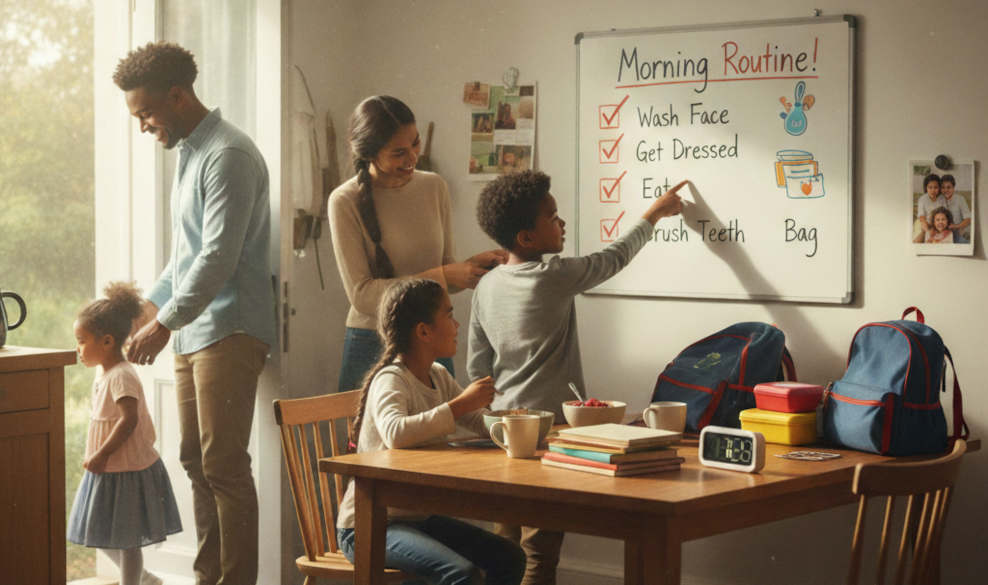 Simple family routines that make life easier