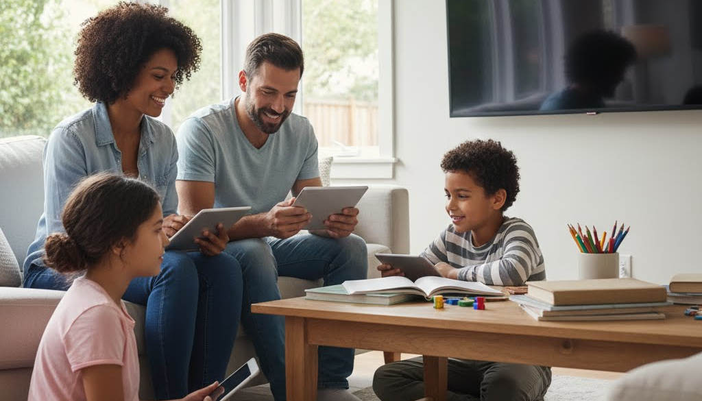 Calm ways to build healthy tech habits for families